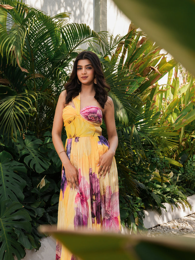 Pina Colada Long Dress