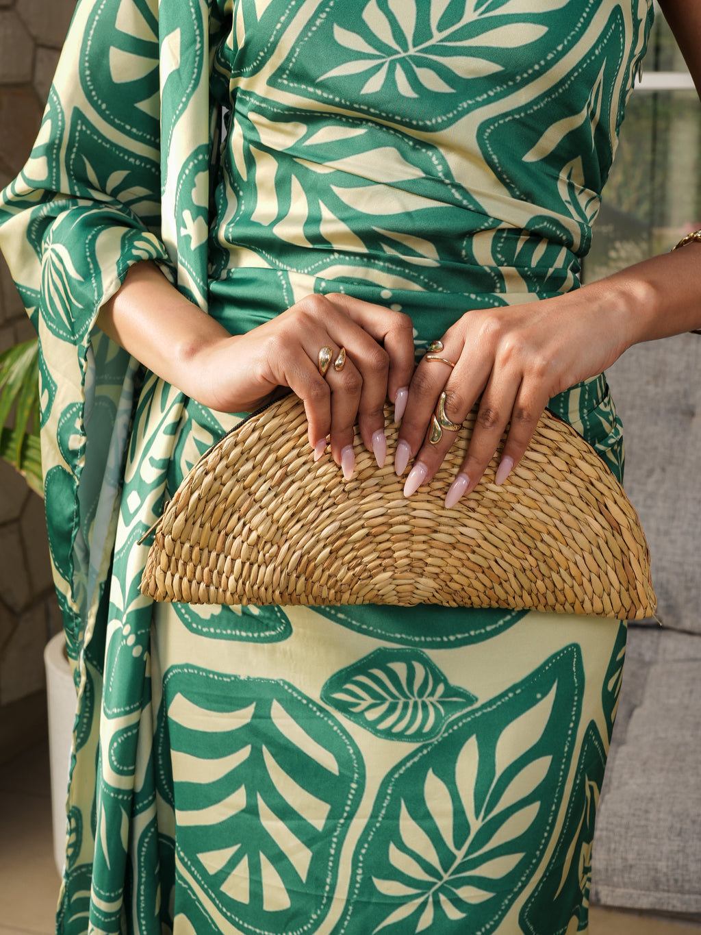 Green Canopy One Shoulder
