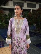 Plum Peacock Kaaftan