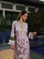 Plum Peacock Kaaftan