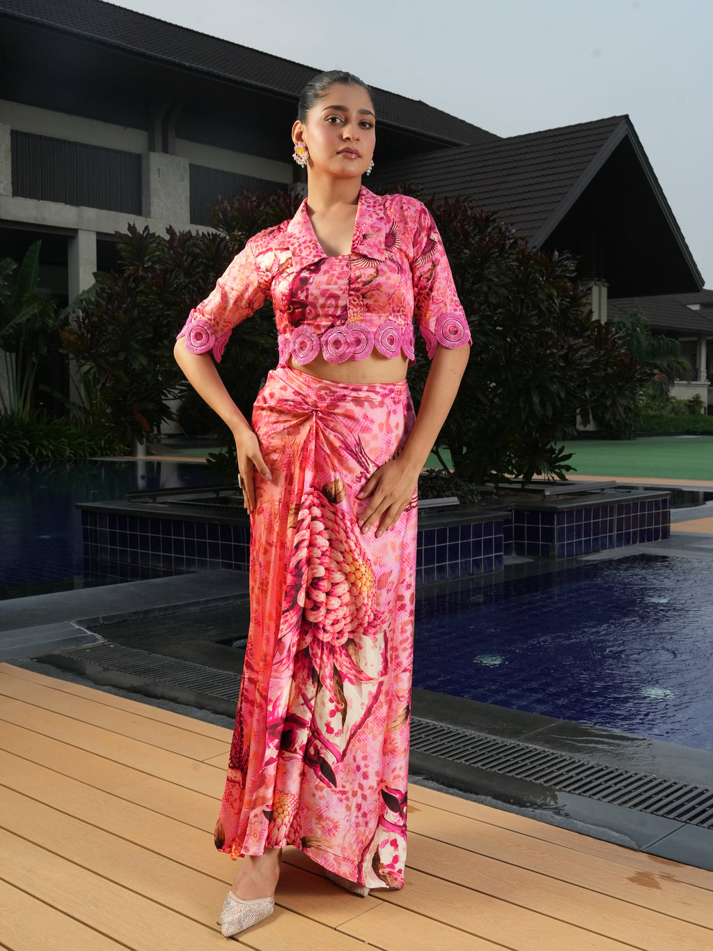 Rose Belle Drape Set