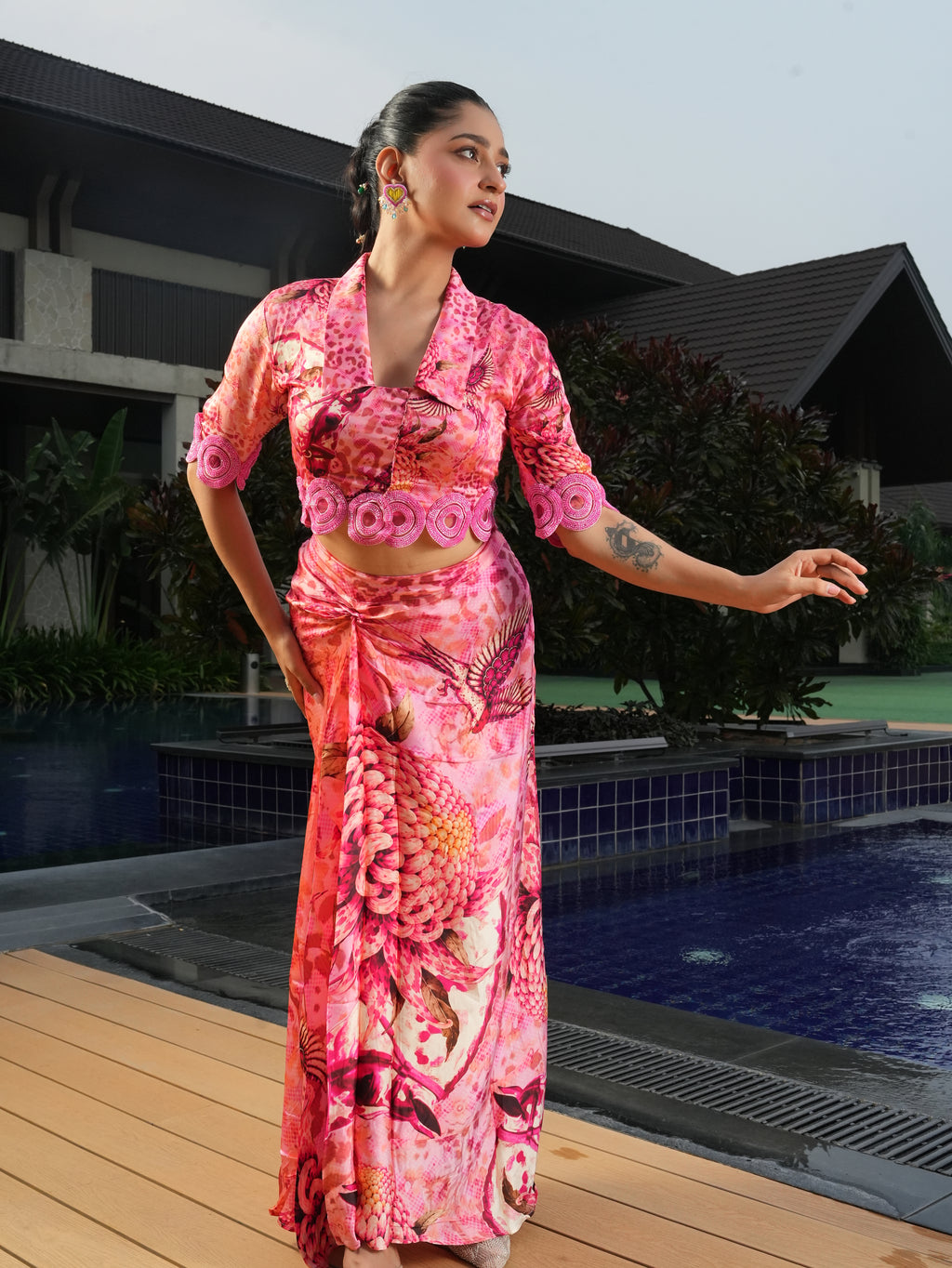 Rose Belle Drape Set