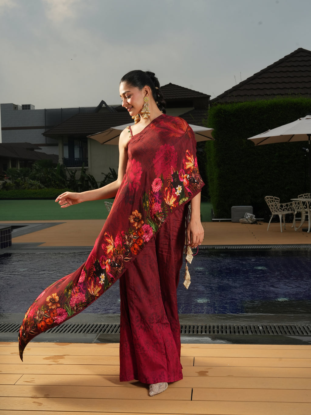 Ruby Adaa Cape Set